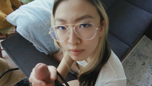 Cute Asian Teen fucks and sucks for a creampie – TheMindofTommy